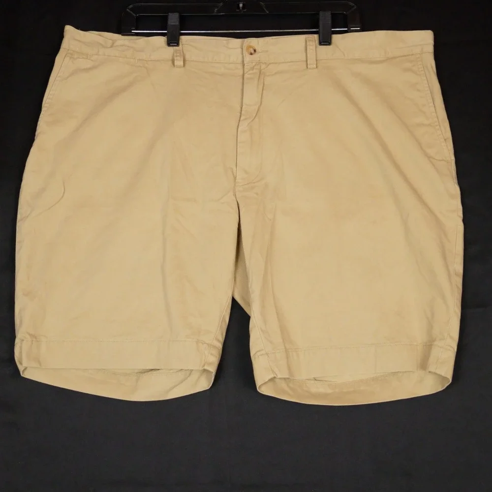 Polo Ralph Lauren Chino Shorts Mens 42 Tan Khaki Classic Fit Cotton Casual